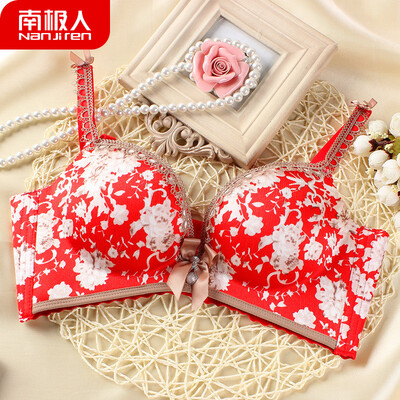 

Antarctic human bra without rims thin sexy girls gathered adjustment type on the next years underwear womens small bra NAS6X25022 Palace main red 70B32B
