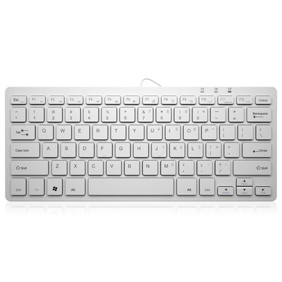 

BOW HW098A wired usb ultra-thin keyboard white