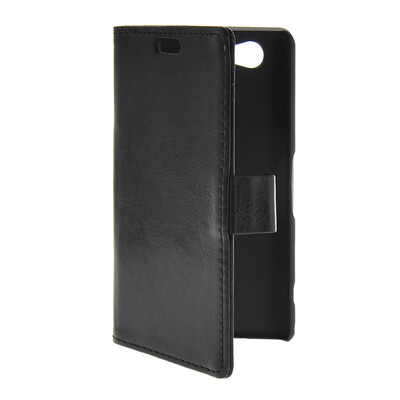 

MOONCASE тонкий кожаный бумажник флип сторона держателя карты Чехол с Kickstand чехол для Sony Xperia A2 Черный