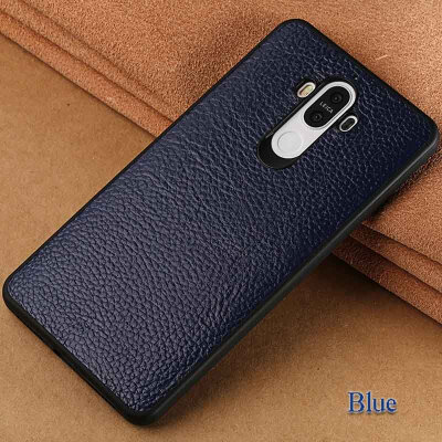 

Genuine Leather Phone Case For Huawei Mate 9 Case Litchi Texture Back Cover For Mate 10 P10 Plus Case