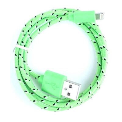 

Colorful 3Ft 6Ft 10Ft Hemp Rope Braided USB Cable Data Sync Charger Cord For iPhone 5 5C 5S 6 6S Plus