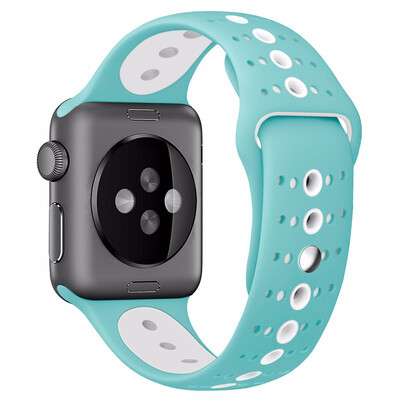 

Soft Silicone Replacement Sport Band For Apple Watch Series 123 42mm 38mm Wrist Bracelet Strap for iWatch Sportsbands