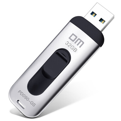 

DM exquisite PD090 32G USB30 high speed U disk read 60M s zinc alloy shell push-pull design