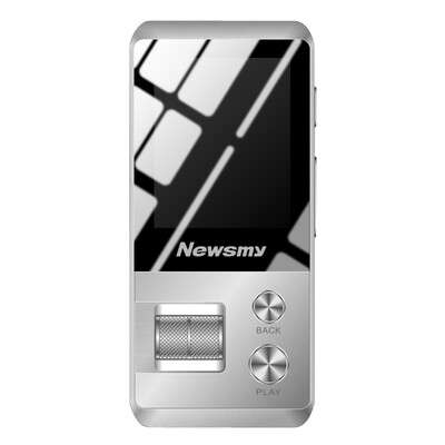 

Newman Newsmy mp3 player A69 8G silver external metal voice recorder student sports HIFI Walkman mp3mp4 lossless music player