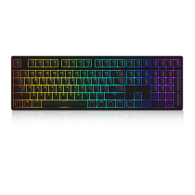 

AKKO Ducky Zero 3108S RGB Symphony Backlit Mechanical Keyboard 108 Original Cherry Axis PBT Key Cap Black Silver Axis Chicken Keyboard Game Keyboard