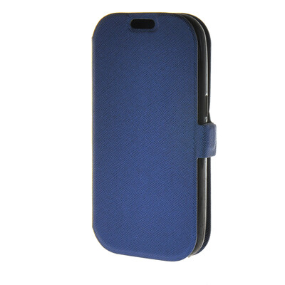 

MOONCASE Cross pattern Flip Pouch Leather Wallet Slim Stand чехол для Samsung Galaxy Ace 4 SM-G357 SM-G357FZ Dark blue