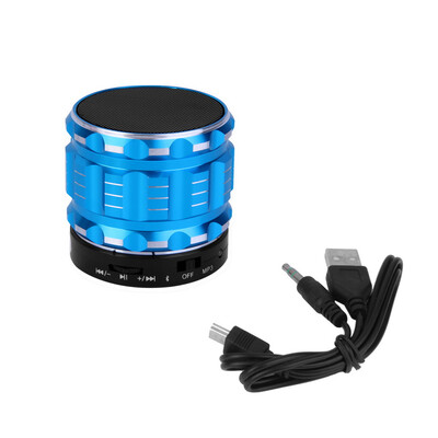 

портативный мини беспроводных Bluetooth оратор металла w / handfree впк + TF слот синий