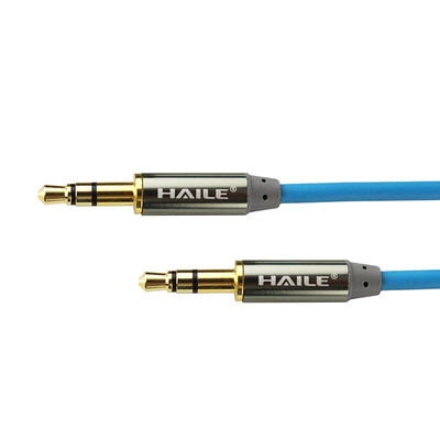 

Haile HY-31F-1.5M new public male 3.5 stereo audio line speaker line 1.5 m blue