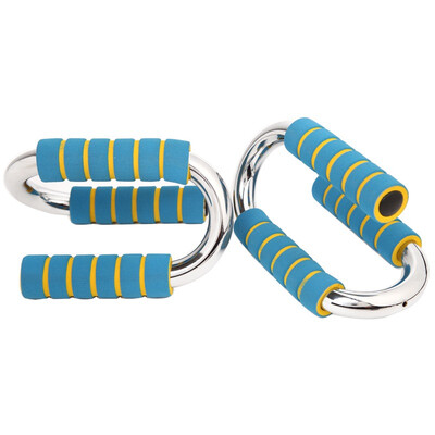 

Kai speed -type electroplated version of the push-type brackets in-depth support indoor fitness arm strength training support blue KA19