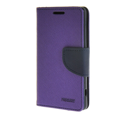 

MOONCASE Splice Color Leather Wallet Flip Card Slot Bracket Back чехол для Sony Xperia Z4 Compact (Mini) Purple