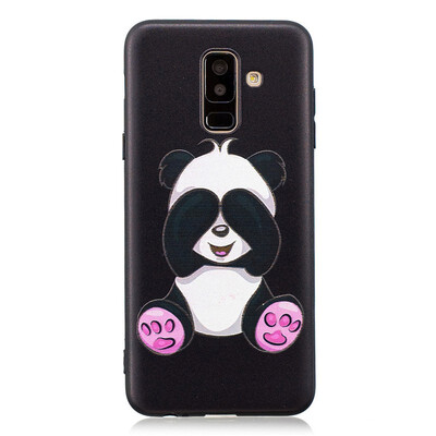 

Samsung Galaxy A6 Plus 2018 Case Embossed Soft TPU Shockproof Print Protective Cover