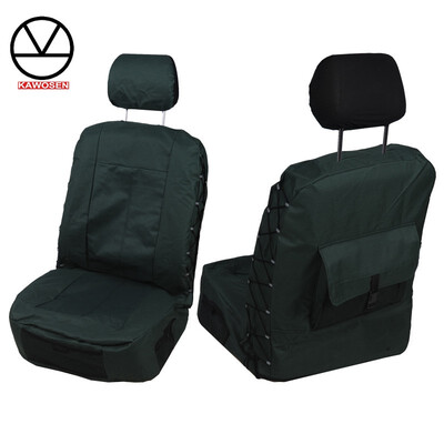 

KAWOSEN Front Seat Covers Universal Car Seat Covers 3 Colors Durable Oxford Cloth Car Protectors Car-Styling Fit For Most Cars