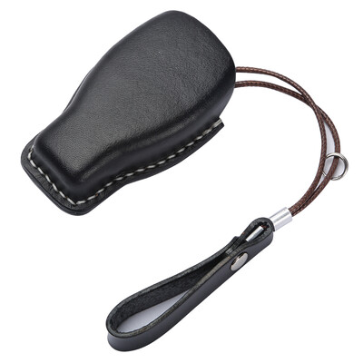 

Bopa handicraft key chain high quality first layer leather car key package custom version car key chain black 716-007111