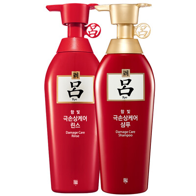 

Lu (Ryo) with light protection damage repair care package 400g +400ml red Lu shampoo + red lute conditioner