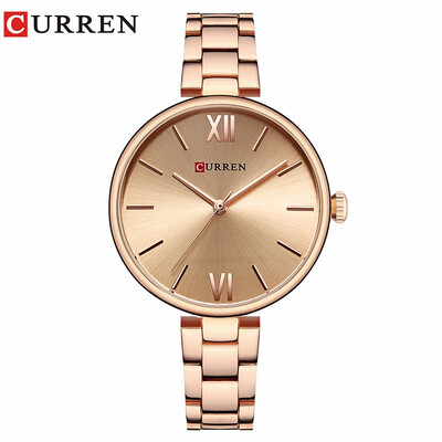 

CURREN 9017 Women Watch New Quartz Top Brand Luxury Fashion Wristwatches Ladies Gift relogio feminino