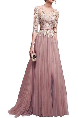 

Appliqued Mermaid Evening Party Prom Dress Bridesmaid Long Formal Pageant Gown Honor Gown