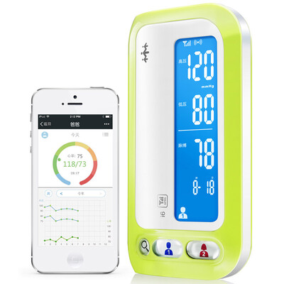 

Smart i6 digital sphygmomanometer household upper arm GPRS data transmission smart remote sphygmomanometer WeChat Internet
