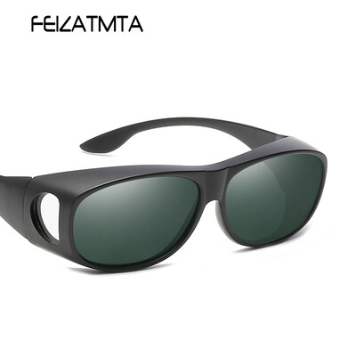 

FEIZATMTA Brand Designer Men Поляризованные солнцезащитные очки Мужские очки Квадратные вождения Солнцезащитные очки Mens Gradient Eyewear Oculos Gafas