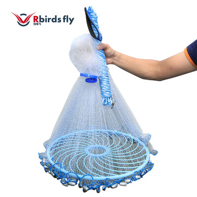 

R birdsfly Frisbee throwing nets throwing nets American style easy to throw fishing nets fishing nets Rotary nets nets pendants fishing nets monofilament line Frisbee type 42 meters RBF211