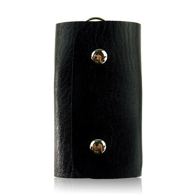 

Protable Unisex Leather Mens Pouch Bag Key Holder Accessory 6 Key Chain Wallet Case