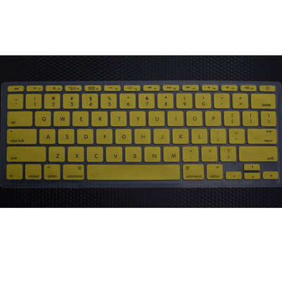 

1x Yellow Soft Silicone Keyboard Cover Skin 11.6" For Apple MacBook Air 11" 82397