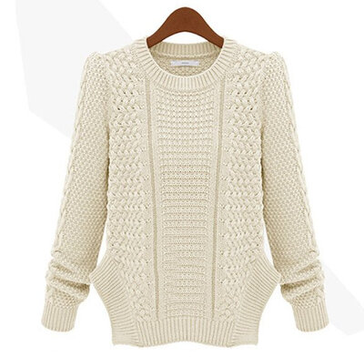 

Celebrity Style Women Sweater Coat Asymmetric Hem Pullover Knitted Tops Jumper Knitwear