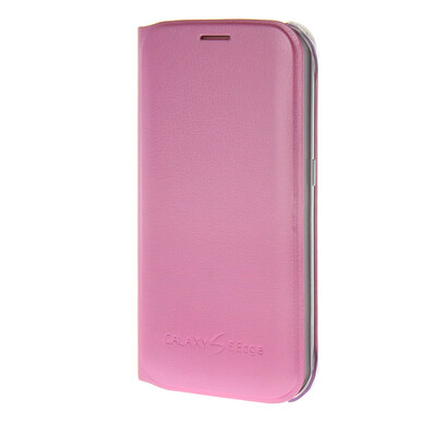 

MOONCASE Simple Fashion Leather Case Wallet Flip Card Slot Holster Pouch Cover for Samsung Galaxy S6 Edge Pink