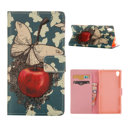 

MOONCASE ЧЕХОЛ ДЛЯ Sony Xperia Z3 Flip PU Leather Fold Wallet Card Slot Kickstand Back [Pattern series] /a08