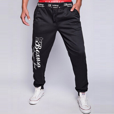 

2016 casual loose cotton men pants fashion sport mens joggers hip hop jogging pants men long trousers