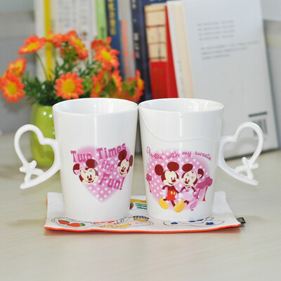 

Disney disney Ceramic Cartoon Crazy Animal City Series Oak Coffee Mug Couple vs. Cup Set (2 Pack