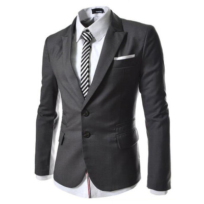 

Zogaa New Mens Suit Slim