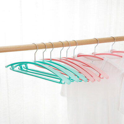 

Bingyou wide shoulder hanger thickening 20 wet&dry plastic non-slip non-slip adult children clothes support width 42CM shoulder thickness 33cm white