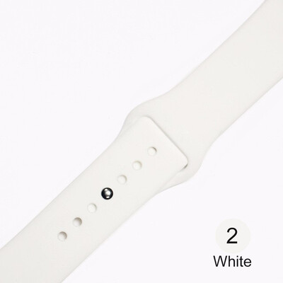 

Soft Silicone Replacement Sport Band For Apple Watch Series 123 42mm 38mm Wrist Bracelet Strap for iWatch Sportsbands