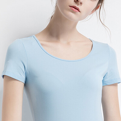 

Canvaus Summer Women Commuter Slim Simple Comfortable O-neck Cotton Short-sleeved T Shirt