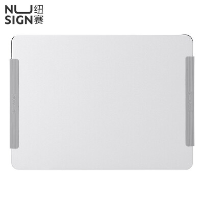 

New Zealand NUSIG slim aluminum office learning mouse pad silicone non-slip design silver NS816