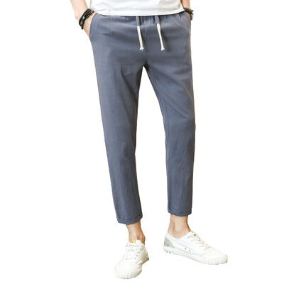 

Damaizhang Brand Designer men business pants summer breathable men short pants england style men casual trousers