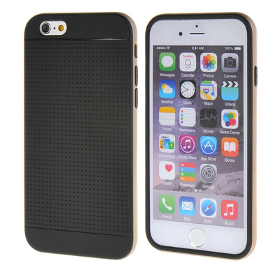 

MOONCASE iPhone 6 (4,7 ") чехол Гибкая Мягкий гель ТПУ силиконовая кожа Тонкий прочный чехол для Apple IPhone 6 (4,7") Золотой