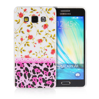 

MOONCASE Flowers Soft Flexible Silicone Gel TPU Skin Shell Back Case Cover for Samsung Galaxy A5