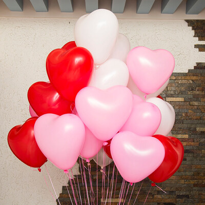 

Balloon Set Heart-shaped mixed 100 only gift tube give pump