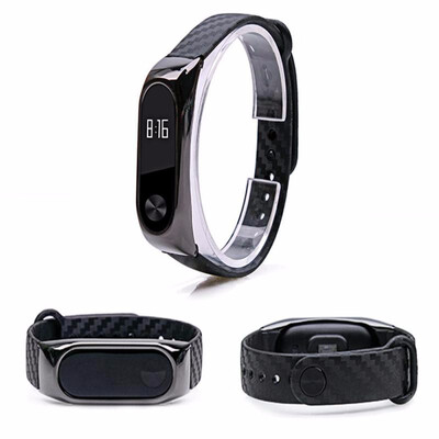 

Metal Case Colorful Strap Wristband Replacement Smart Band Accessories For Mi Band 2