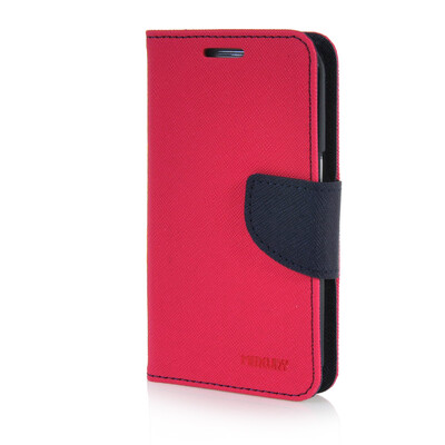

MOONCASE Cross pattern Leather Wallet Flip Stand Shell Back Case Cover for Samsung Galaxy Core Prime G360 Hot pink