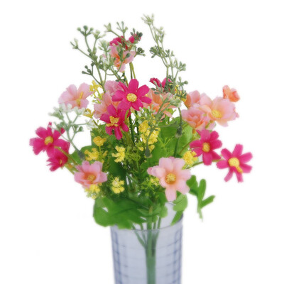 

1Bunch Artificial Fake Silk Daisy Flower Bouquet Home Wedding DIY Party Decors