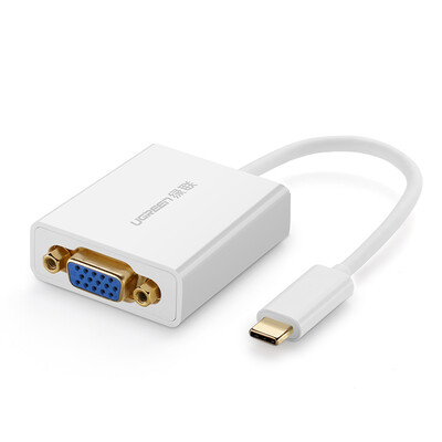 

Переходник высокой точности с Type-C на VGA+HUB Ugreen
