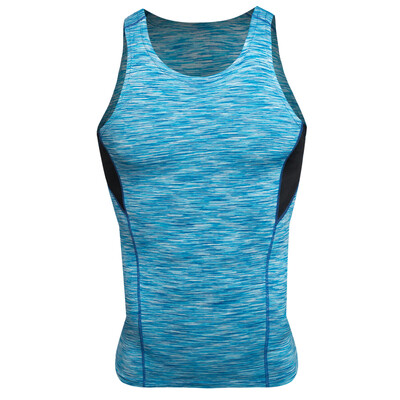 

3D breathablehigh elastic Compression BodybuildingMens Undershirts Runningshirt