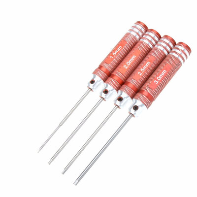

Hot Fashion Quadcopter RC Airplane Accessories Titanium Nitride TiNi Hex Driver Wrench 4Pcs Set 15mm2mm25mm30mm for RC Helic