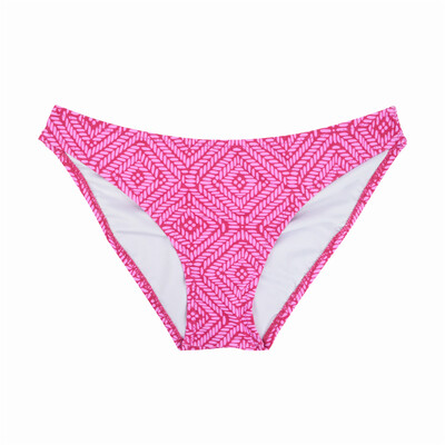 

2018 Girls Sexy Low Waist Candy Colors Bikini Bottom Women Print Cheeky Small Swim Briefs Sporty Shorts
