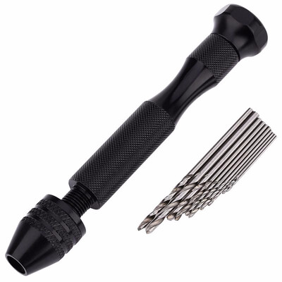 

11pcs High Speed Steel Hand Twist Wood Drill Rotary Tool