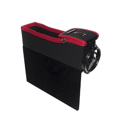 

2 Pcs Car Seat Gap Pocket Catcher Organizer LeakProof Storage Bags Multifunctional Seat Gap Store Content Box