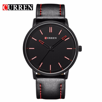 

CURREN Luxury Brand Relogio Masculino Date Leather Casual Watch Men Sports Watches Quartz Military Wrist Watch Male Clock 8233