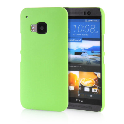 

MOONCASE Hard Rubberized Rubber Coating Devise Back Case Cover for HTC One M9 Green